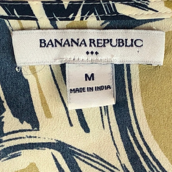 BANANA REPUBLIC | Graphic Print Ruffle Sleeveless - Picture 7 of 7